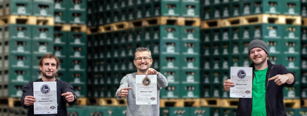 Weiherer Bier - Auszeichnung beim Meininger's International Craft Beer Award
