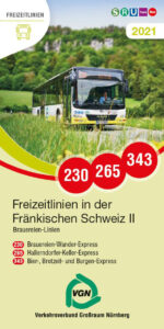 VGN-Titelbild "Freizeitlinien in der Fränischen Schweiz II"