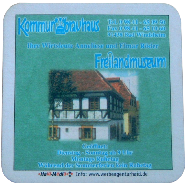 Kommunbrauhaus im Fränkischen Freilandmuseum Bad Windsheim Bierland